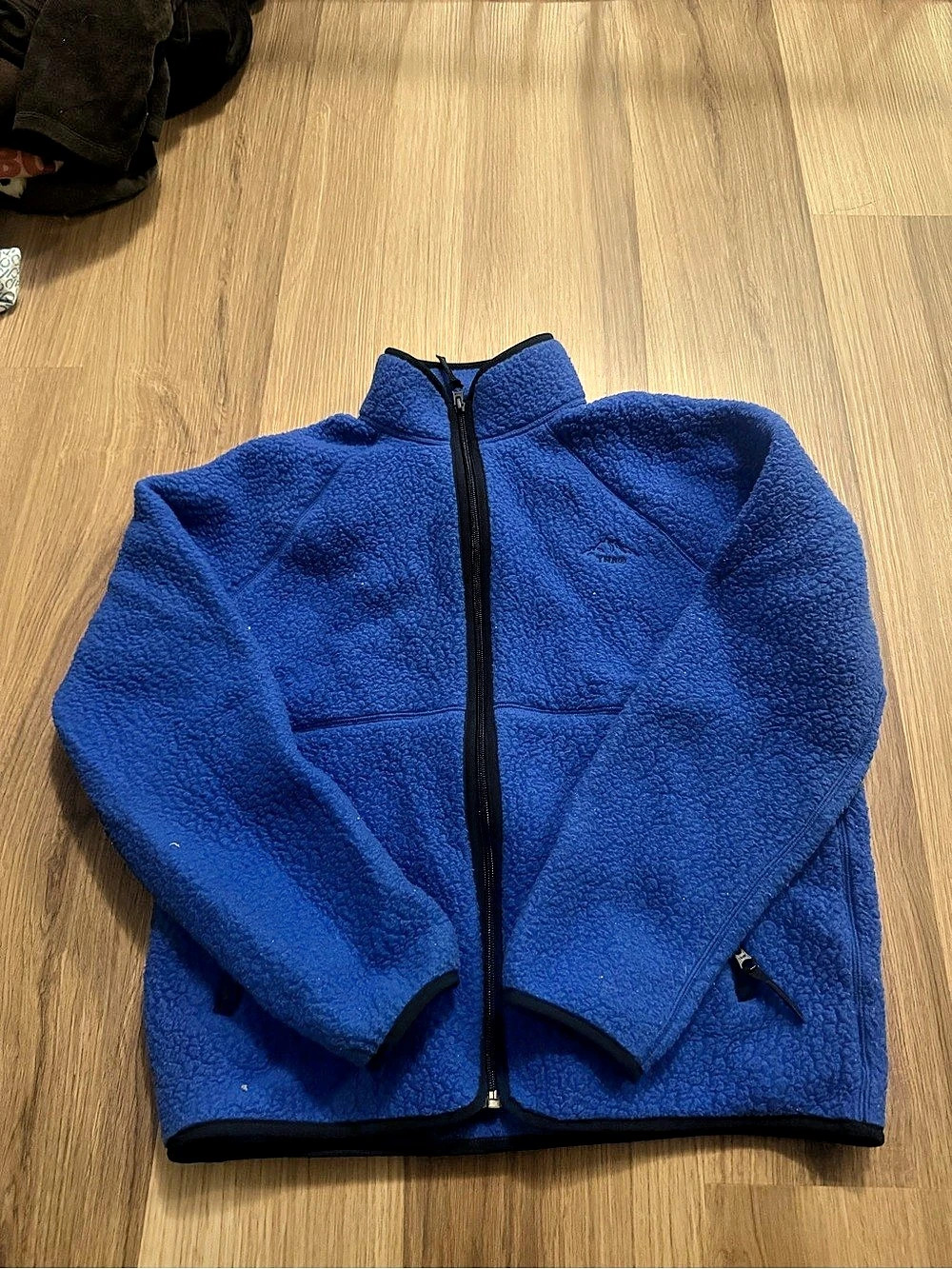 Aritzia TNA polartec thermal Blue Fleece Jacket Size Small Like New